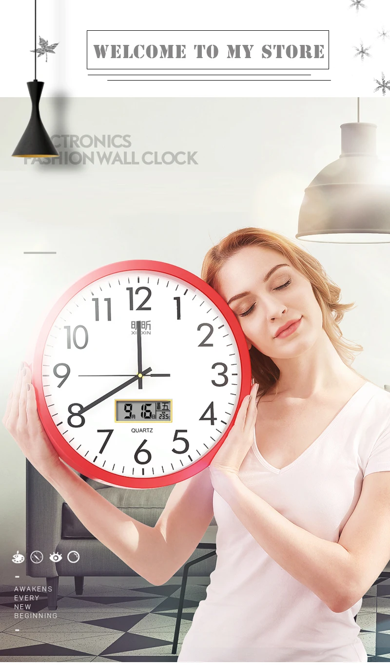 Double Sided Wall Clock (1)