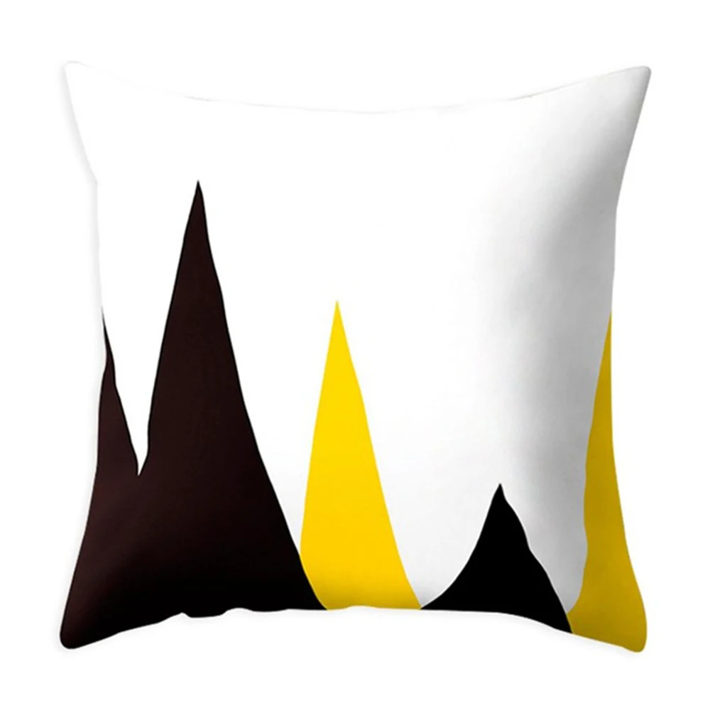 HTB11.ntXv1H3KVjSZFBq6zSMXXaw Polyester Geometric Cushion Yellow Pineapple Pillow Decorative Cushion for Sofa DIY Printed Pillow Seat Chair Cushion