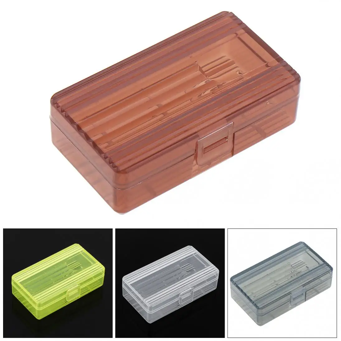 

4pcs Portable Plastic Lithium Battery Box with Protective and Storage Function for 18650 NCR18650 ICR18650 Battery
