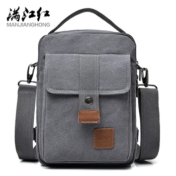 

MANJIANGHONG New Multifunctional Canvas Men's Chest Bag Fashion High-Quality Handbag Casual Wild Shoulder Messenger Bag