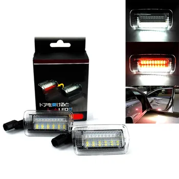 

2PCS 12V 18LED for Toyota Camry Yaris License Light Lamp Car LED Bulb License Plate Light Parking Lamp Car External Lights