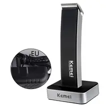 Профессиональный цифровой триммер для волос перезаряжаемая электрическая машинка для стрижки волос Мужская Беспроводная стрижка Регулируемая Расческа с щеткой