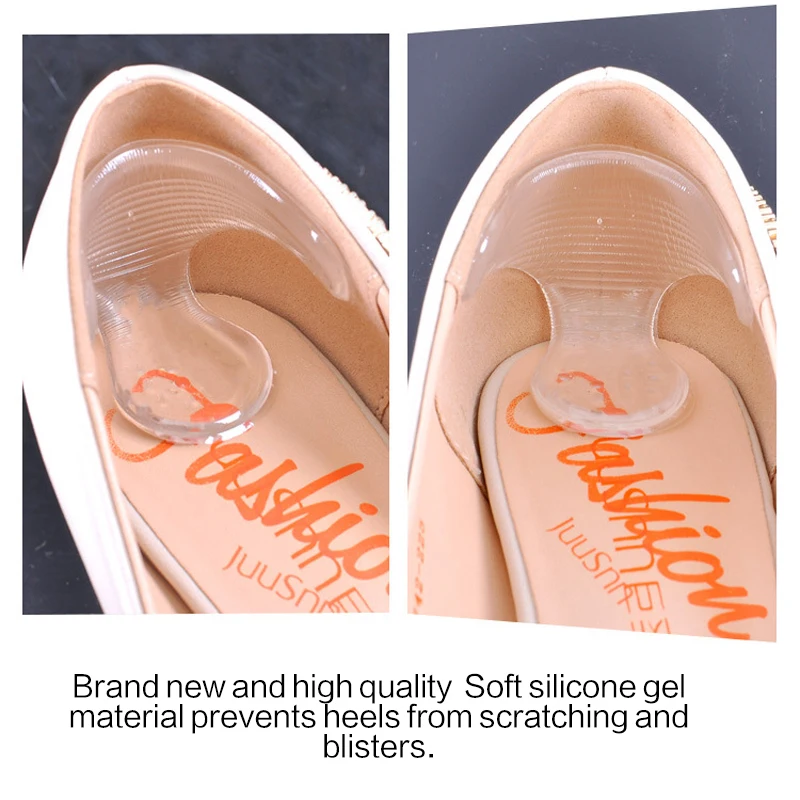 1 пара силиконовые стельки для защиты от натирания ног обувь гелевые подушечки Невидимый Силикон гель наклейки высокий каблук стельки для