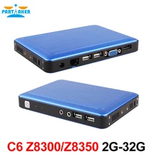 Partaker Intel Mini PC Windows 10 Ubuntu With Intel Z8350 Quad Core HDMI Mini Computer HTPC