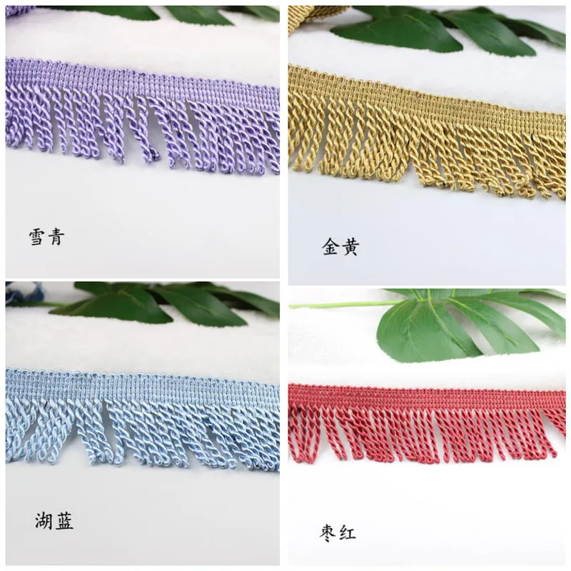 

10Meters Sofa Cushion Trim Tassel Accessories Lace Fabric Lace Edge 5.5 cm Tablecloth Curtain Decorative Lace LC0246