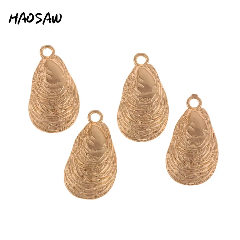 

HAOSAW 18*31MM 6Pcs/Lot Oval Figure Charm/Bumpy Jewelry/Classical Hand Made Earring Findings/Handmade Jewelry Charm