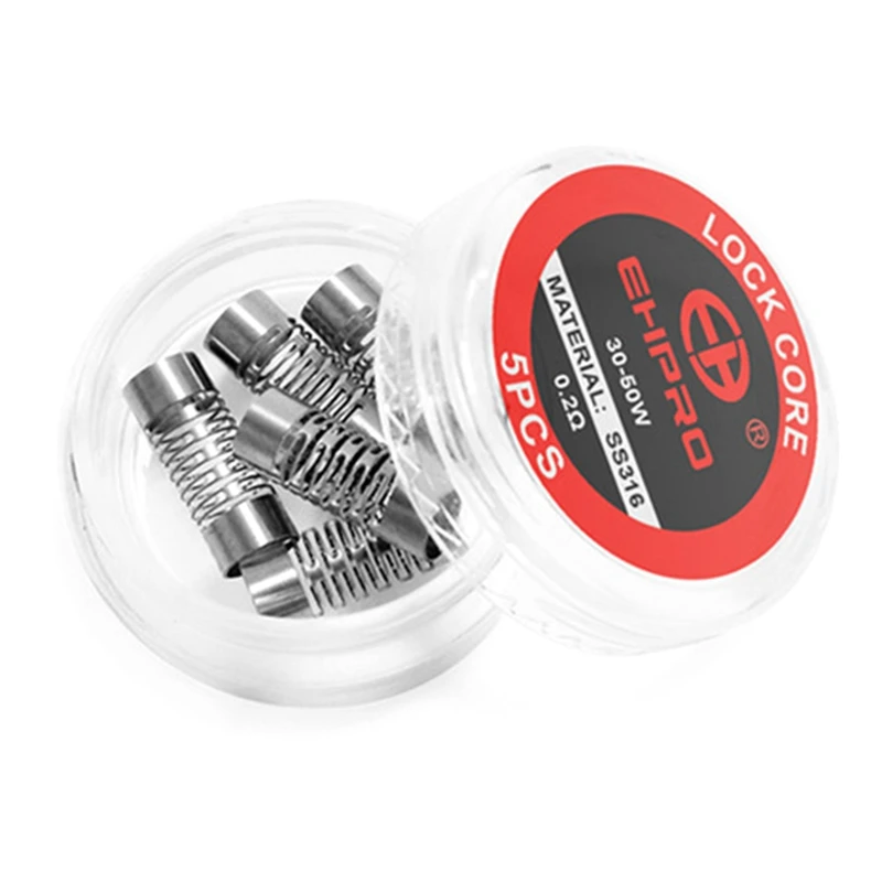 

Ehpro Lock Core 0.2ohm for for Ehpro Lock Build-free RDA High Quality Vape Coils Ehpro Lock Build-free RDA Coil