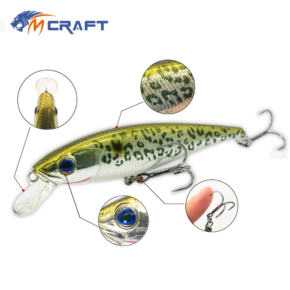 Twitching Minnow Fishing lure Jerk bait Suspending Hard Baits 90mm 11g Twitching Minnow Fishing lure Jerk bait Suspending Hard Baits 90mm 11g