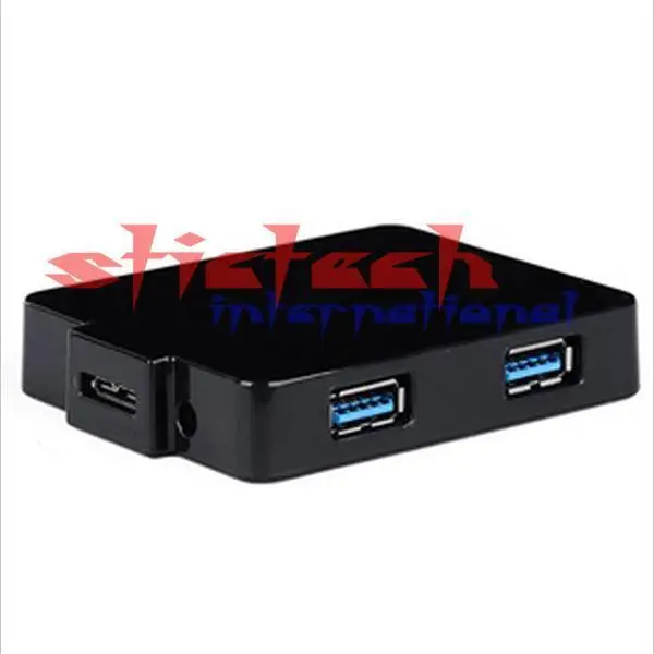 DHL или EMS 20 штук высокоскоростной 4 USB 3,0 концентратор сплиттер портативный USB3.0 концентратор 4 порта