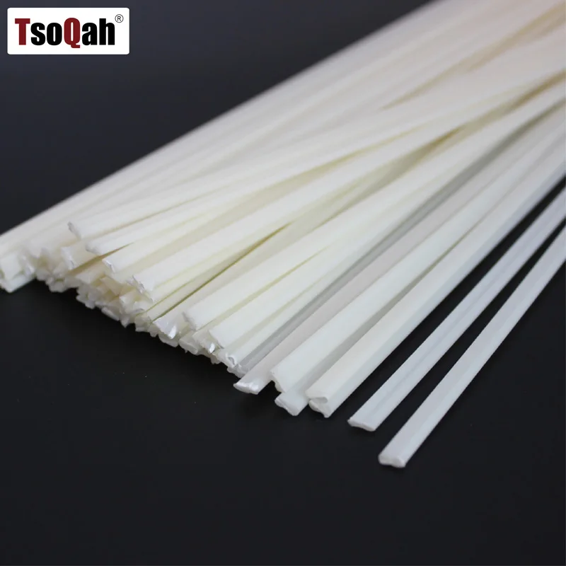 

white ABS plastic welding electrodes rods stick auto car bumper repair soldering tools hot air welder gun accessories