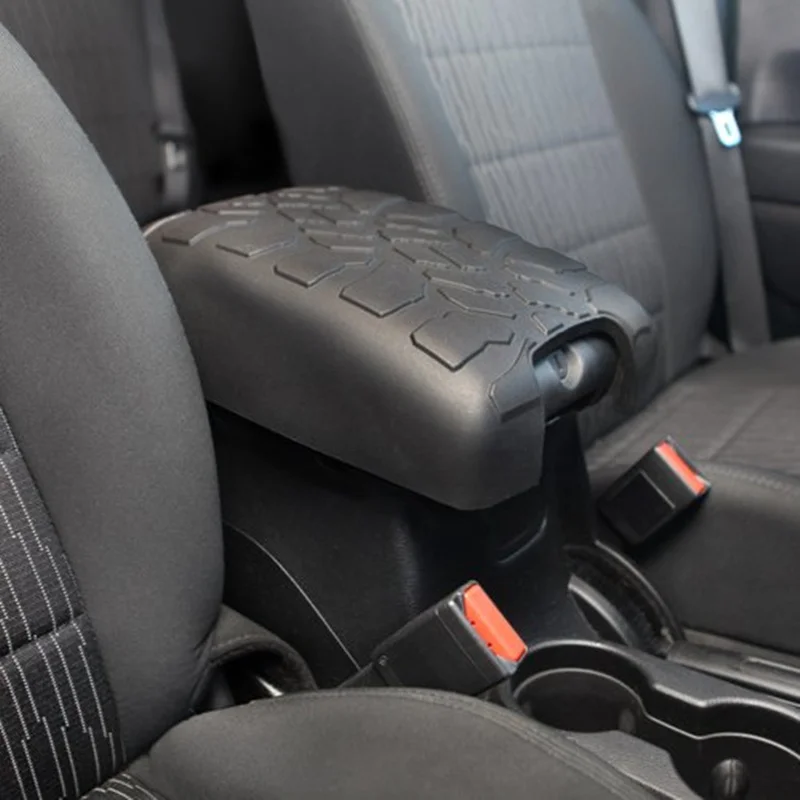 2011-2017 Jeep Wrangler (JK) Tire Tread ArmPad - Center Console Cover  D