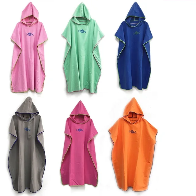 Buy New Men's Hooded Cloak Beach Towel Microfiber For