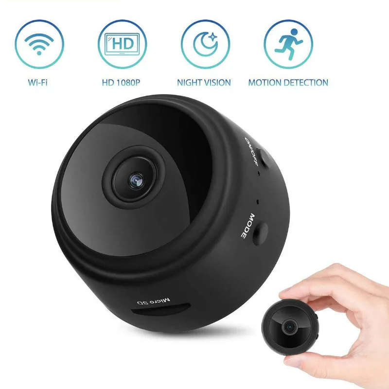 

A9 PRO P2P IP Mini Cam WIFI Camera FULL HD 4K 1080P Night Vision Motion Detection CMOS Sensor Recorder Camcorder Micro