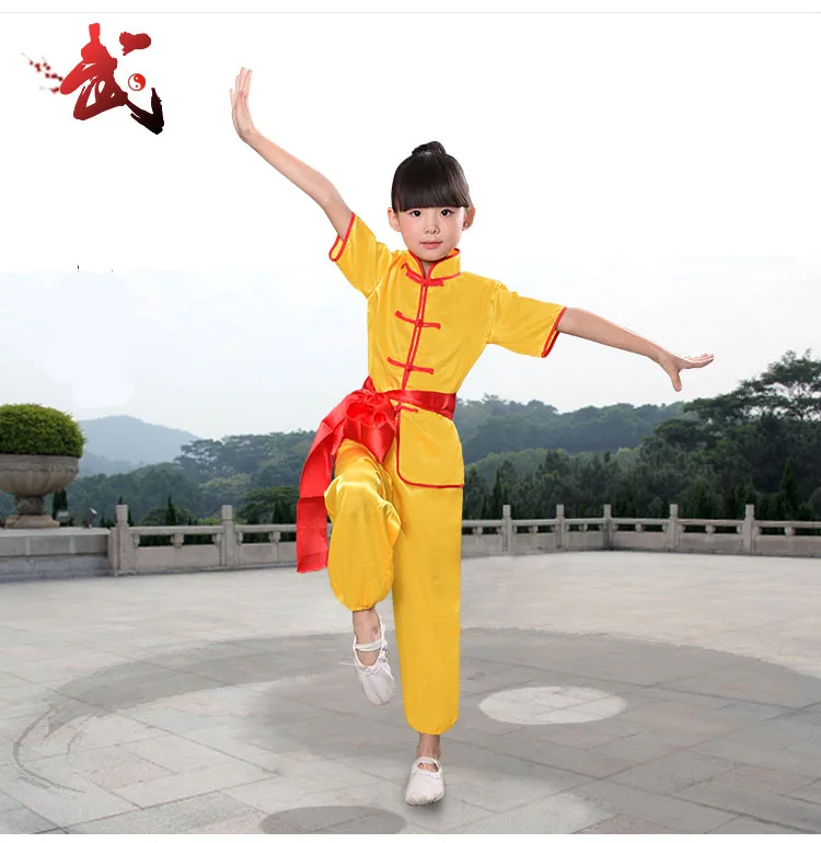 Adult Children Dobok Chinese traditional Wushu Taekwondo Costume Kimono Judo clothing Kung Fu Suit Tai Chi Martial Art Uniform