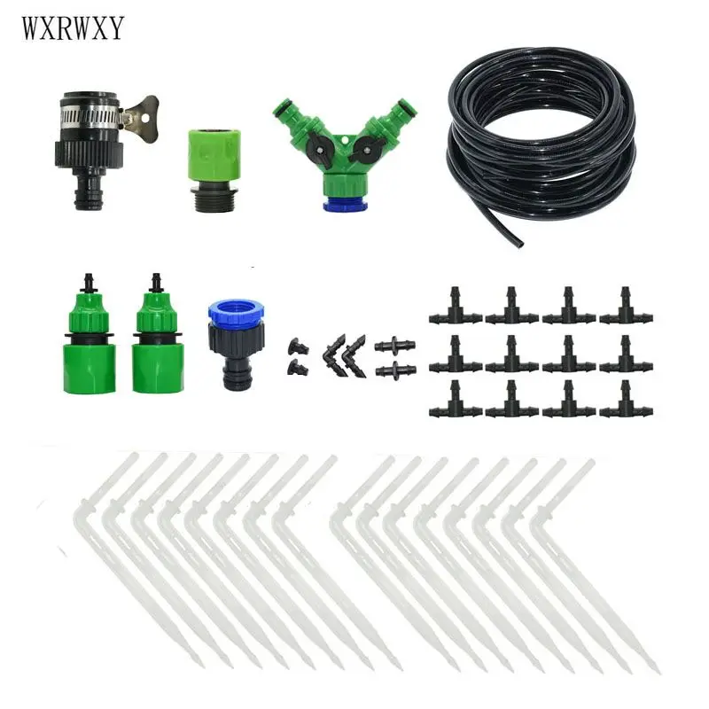 

Automatic irrigation system watering kit DIY micro drip irrigation system 2-way garden watering Potted plants with greenhouse