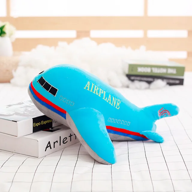40cm Simulation Plane Plush Toy Children Aircraft Large Pillow Plush