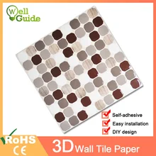 Wall paper 3D crystal Marble Mosaic Self-adhesive Wall Stickers Waterproof for Kitchen Bathroom Home Wall Decal Sticker Vinyl Wall paper 3D crystal Marble Mosaic Self-adhesive Wall Stickers Waterproof for Kitchen Bathroom Home Wall Decal Sticker Vinyl