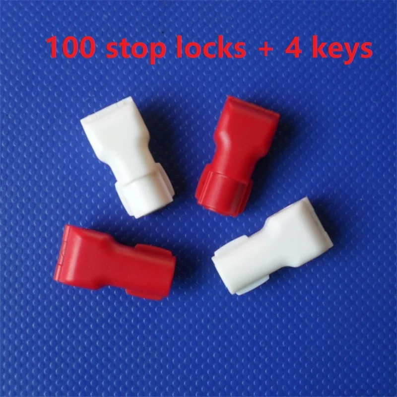 100pcs/lot Retail Display Security Stop Lock For Stem Hook+