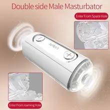 Leten Space Capsule Flip Masturbator For Man, Dual Channel Real Pussy Vagina Sucking Male Masturbator Cup Adult Sex Toys For Men цена Leten Space Capsule Flip Masturbator For Man, Dual Channel Real Pussy Vagina Sucking Male Masturbator Cup Adult Sex Toys For Men цены онлайн