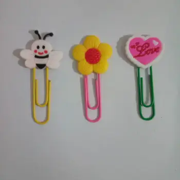 

400PCS New Lovely Cartoon Animal And Botany Bookmark Clip Memo Clip Paper Clip Bookmark School Office Supply Paperclip Bookmarks