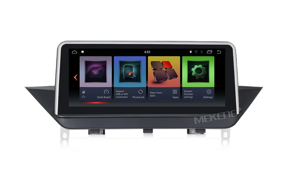 Perfect MEKEDE 6 core 2+32 PX6 Android 9.0 car DVD GPS player for BMW X1 E84 2009-2015 Without screen or CIC 10.25 inch IPS screen 22