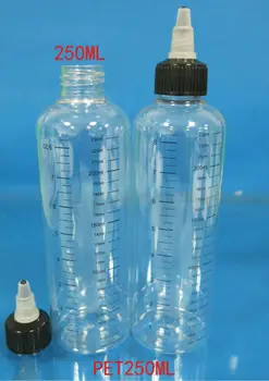 

8oz pet bottle with scale 230ml free shipping via China Post Registered Air Mail 10pcs/lot