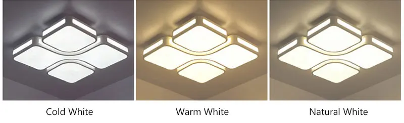 Modern Simple Acrylic LED Ceiling Lights Minimalist Rectangular Ceiling Lamp With Romote Control For Living Room Bedroom 220V (4)