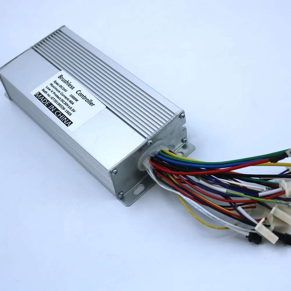 Excellent GREENTIME 24V 1000W 40Amax BLDC Motor Speed Controller 15 MOSFET Electric Bicycle Dual Mode Controller 0