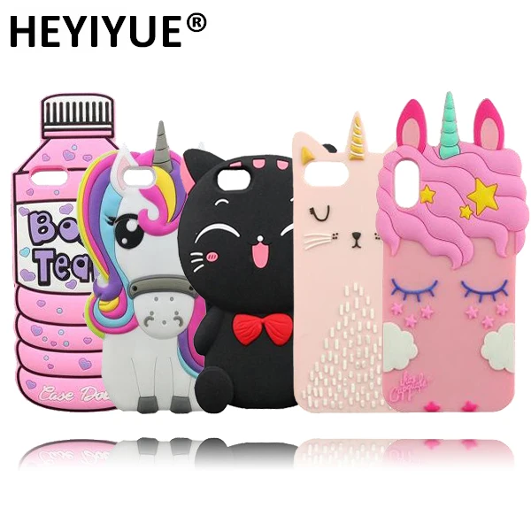 

Minnie Unicorn Cactus Cupcakes Ice Cream Pig Cat Bear 3D Silicone Case Cover For iPhone X XR XS Max 8 7 4 4S 5 5S 6 6S Plus