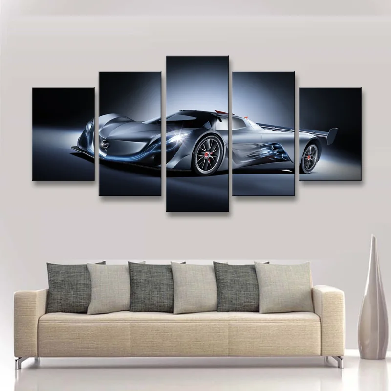 Painting & calligraphy World famous car canvas poster art painting living room restaurant Bedroom Decorative paintings C5-056 (3)
