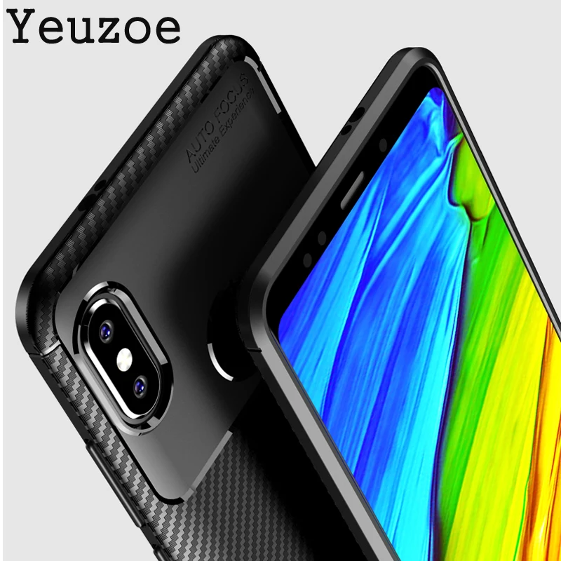 Best Yeuzoe Cover For Xiaomi redmi Note 6 pro Case Carbon Fiber Ultra Thin Silicone Soft TPU Case for Redmi Note 5 pro 5pro coque