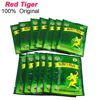 

Povihome 104pcs Vietnam Red Tiger Balm Plaster Creams White Body Neck Back Massager Pain Relief Patch Arthritis Cervical C162