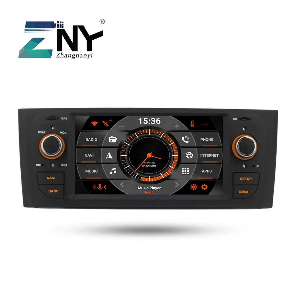 Sale Android 8.0 Car Stereo For Fiat Grande Punto Linea 2007 2008 2009 2010 2011 2012 Radio WiFi GPS Navigation Audio Video Player 0