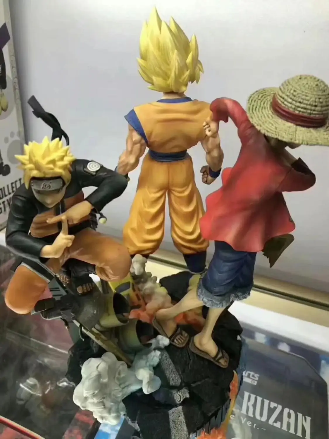 Игра прыжок силы ONE PIECE Наруто Драконий жемчуг ПВХ фигурку 180 мм Аниме игра игрушка