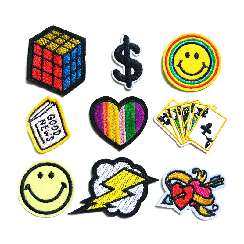 2018 July New Fashion Computer Embroidery Cloth Apparel Decoration Patch D-011