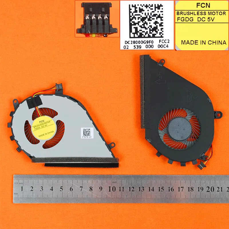 Новый вентилятор охлаждения для ноутбука HP FCN FGDG DC28000G9F0 818109-001 процессора