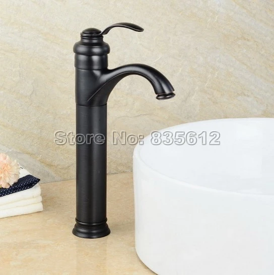 Black Oil Rubbed Bronze Bathroom Faucet Wash Basin Mixer Sink