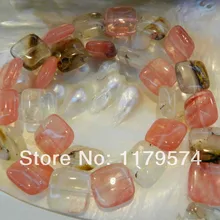 14 мм арбуз турмалин яшма свободные бусины 1" xu116