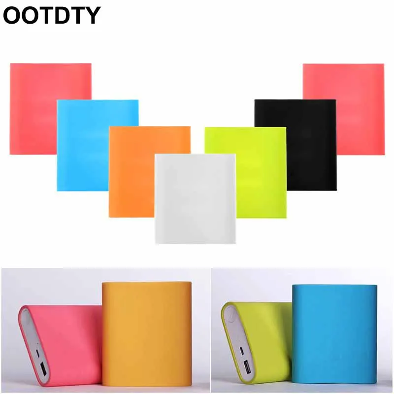 

Silicone Soft Rubber Cover Protector Sleeve For Xiaomi Power Bank 10400 mAh