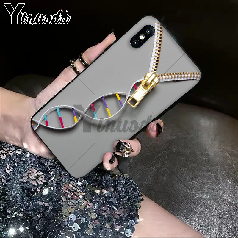 Retro DNA Science Illustration