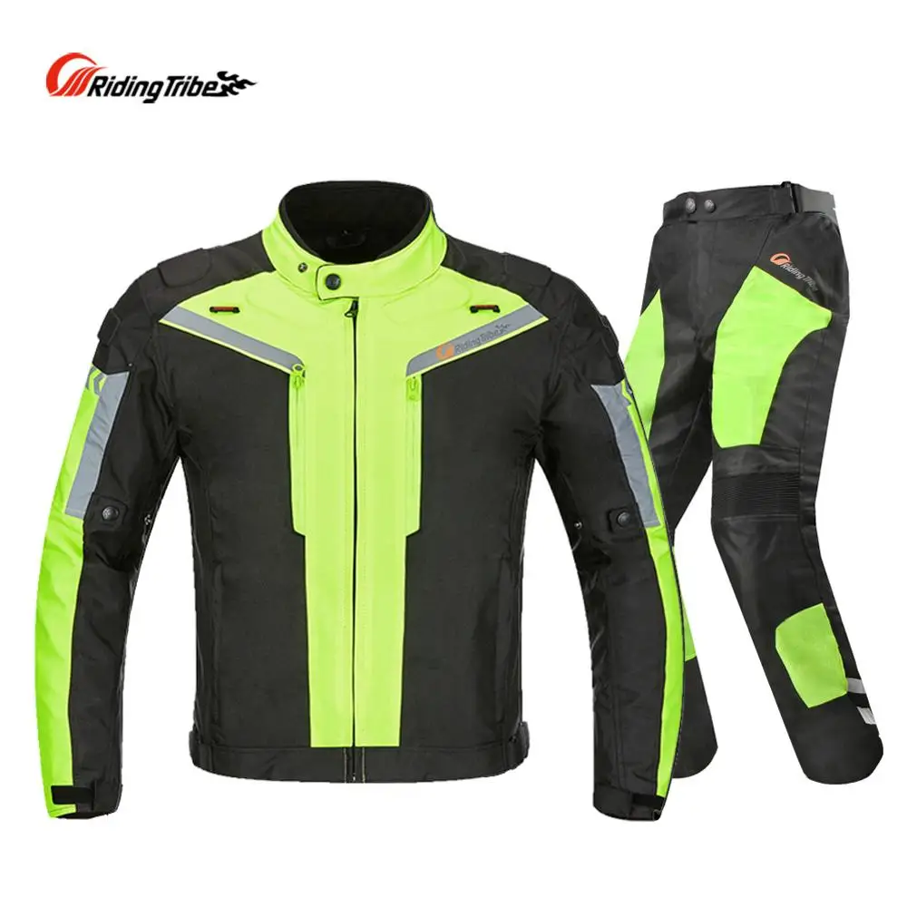

Motorcycle Jacket Pants Summer Professional Waterproof Rainproof Clothing Rider Knight Reflective Protective Safety Suit JK-40