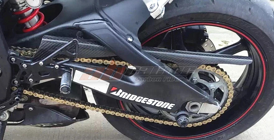 Защитная крышка цепи для Yamaha YZF R6 2017 2018 2019 полностью из углеродного волокна 100%