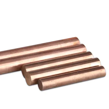 

Copper Bar Round T2 Fine Copper Rod Pure Round Copper Bars Stick DIY Material Mould Machine Frame Construction DIY Shaft 100mm