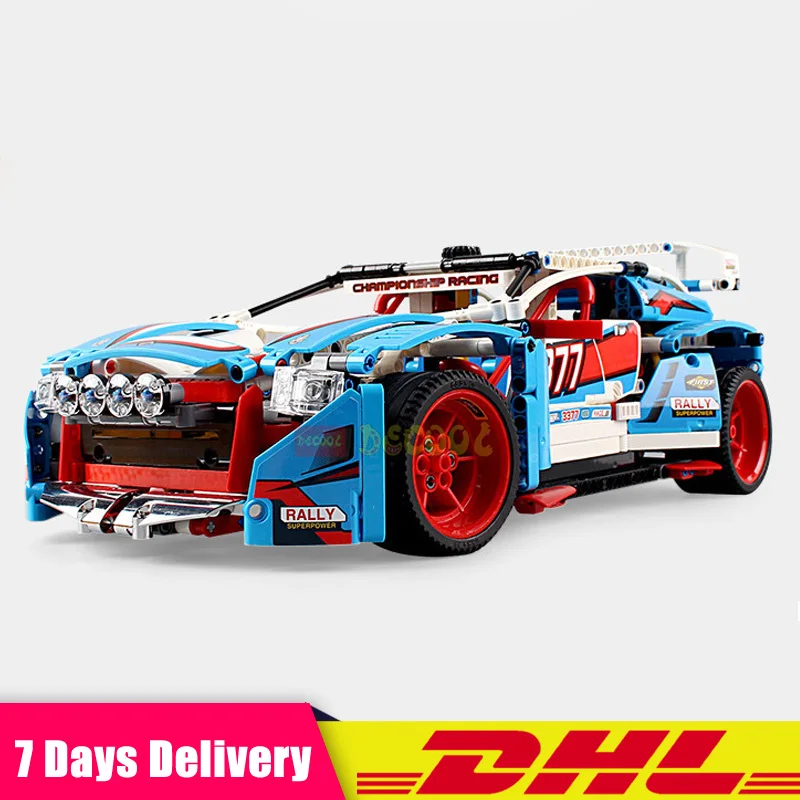 

Compatible LegoINGlys 42077 Technic The Rally Car Set Model Building Blocks Bricks Educational Toys Christmas New Year Gifts