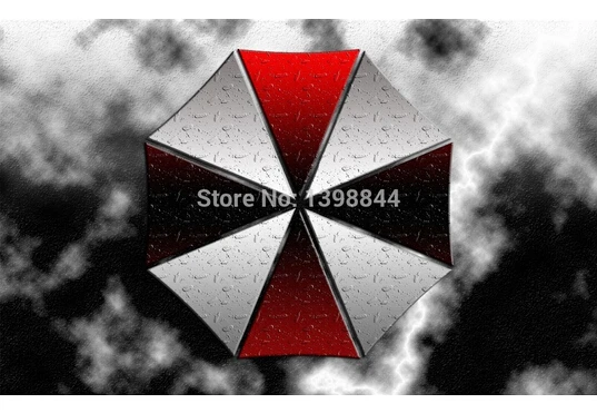 Free Shipping Resident Evil Umbrella Logo Poster Hot Sale Home