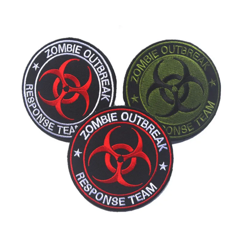 

3.5" ZOMBIE OUTBREAK Patch Round ZOMBIE HUNTER OUTBREAK RESPONSE TEAM Biohazard Patch