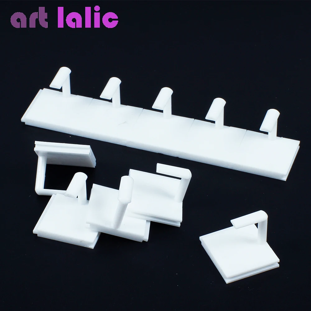 

10 Pcs Detachable Nail Art Practice Stand Training Display Holder Salon Tool