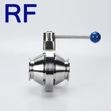 RF 3/" SS304 тип «бабочка» шаровой клапан санитарные клапаны из нержавеющей стали для домашнего пивоварения дневника пива
