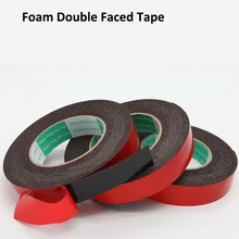 FEORLO высокая прочность грузовик автомобиль Стикеры акриловая пена транспортных средств Двухсторонняя клейкая лента 3M красный 0,5 см x 10 м x толщиной 1 мм