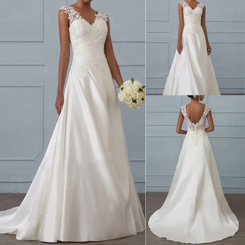 

Dress Prom Sexy Lace Plus size Solid color Casual Wedding Bridesmaid Fashion